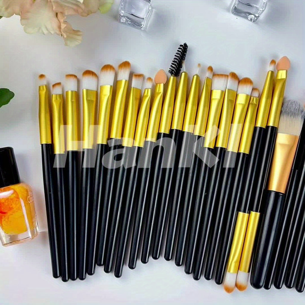 20/34pcs Makeup Brush Set and 8pcs Mini Makeup Brush Professional Soft Synthetic Powder Foundation Eyeshadow Makeup Brush Cosmetics Suitable for Beginners - The Superior Findings Depot