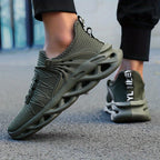 Izicathulo Zokugijima Eziphefumulayo Zabesilisa - I-Shock Absorption Soft Sole