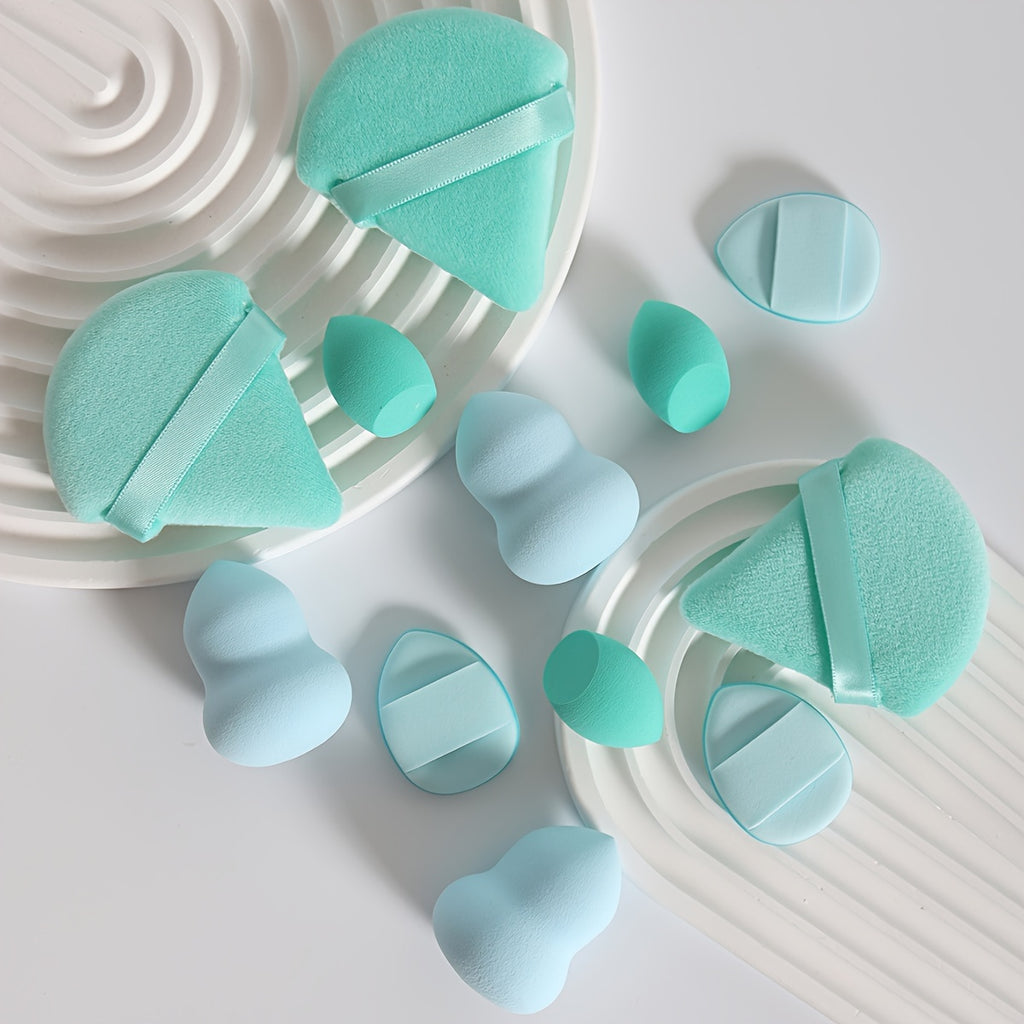 This 12pcs All-Purpose Makeup Sponge Set Includes 3 Loose Powder Puffs, 3 Puffs, 3 Beauty Blenders, And 3 Beauty Blenders. The Foundation Blending Sponge Is Flawless with Liquid, Cream, And Powder Foundations. It'S a Latex-Fr - The Superior Findings Depot