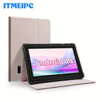 7-inch Android 14 Tablet with 4GB RAM, 32GB ROM, Quad-Core Processor, HD IPS Display, Dual Cameras, USB-C Charging, 2.4Ghz WiFi, 1024x600 Resolution, 12V/22V Power Adapter, Tablet, Pad, Tablet, Pad - The Superior Findings Depot