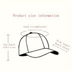 2pcs Cross Print Baseball Caps, Street Style, Adjustable Snapback, 20g/㎡ Polyester, Outdoor Sports Curved Brim Hats with Offset Printing Design, Casual Headwear|Minimalist Cap|Polyester - The Superior Findings Depot