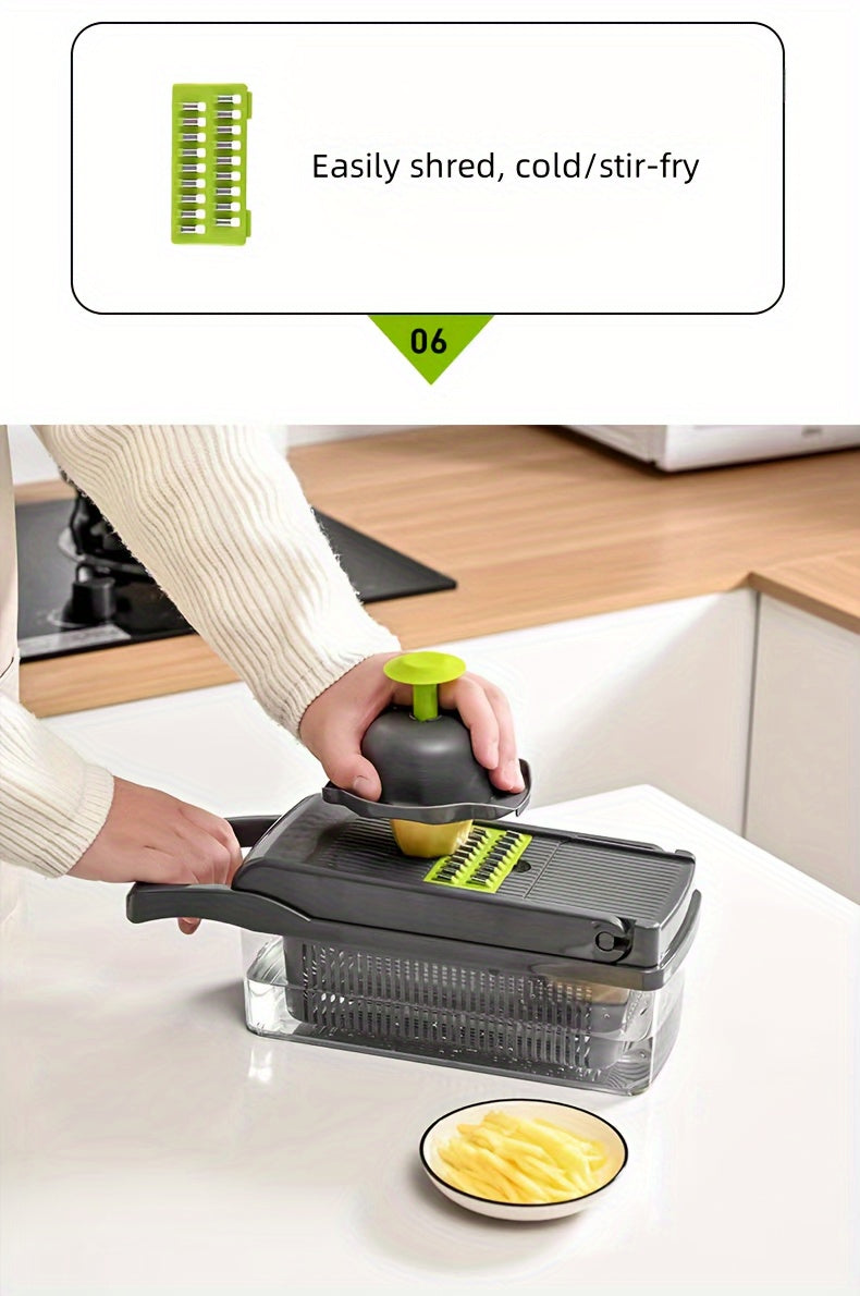 Vegetable Shredder Set - 6/16 Pieces Multifunctional Food Grater