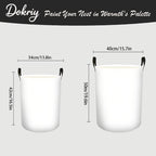 1pc Dinosaur Print Laundry Basket - Foldable Large Capacity with Handles