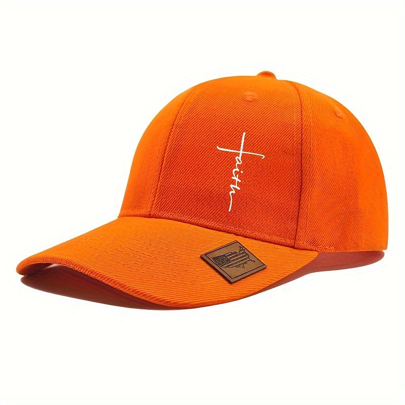 [Isigqoko Se-baseball Esinesitayela] Isigqoko Se-baseball Esilula, Esilungisekayo Esinesitayela Se-Faith Cross - Esivikela Ilanga Kwabesifazane