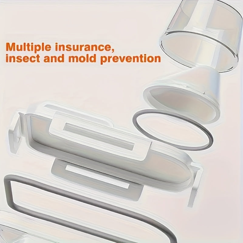 Airtight Food Storage Container with Lid - Leakproof, Moisture-Proof Kitchen Organizer for Grains, Nuts, Flour & Rice - Durable PE Material - The Superior Findings Depot