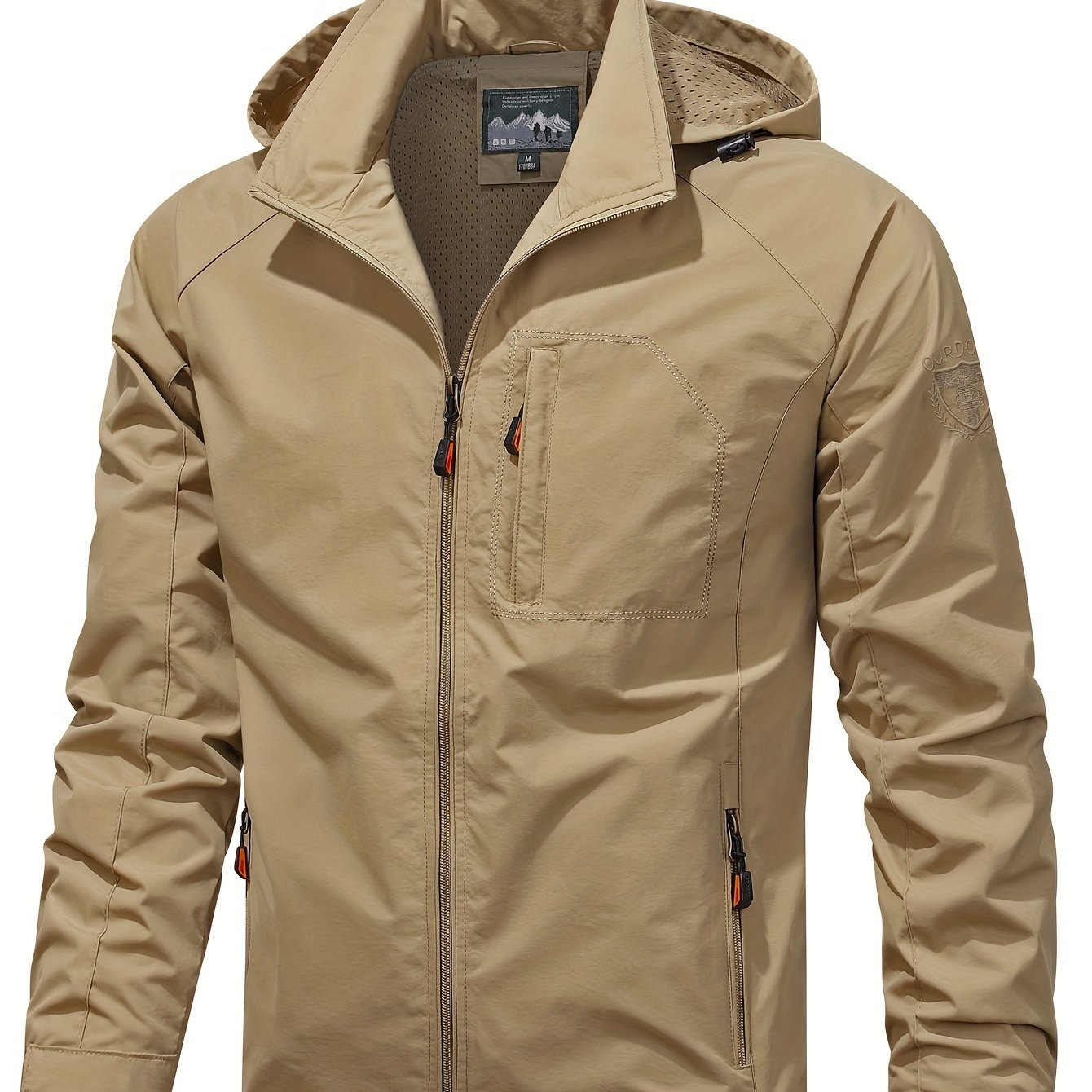 Men's Lightweight Jacket Packable Running Jacket Coat Stand Collar Bomber Jacket - The Superior Findings Depot