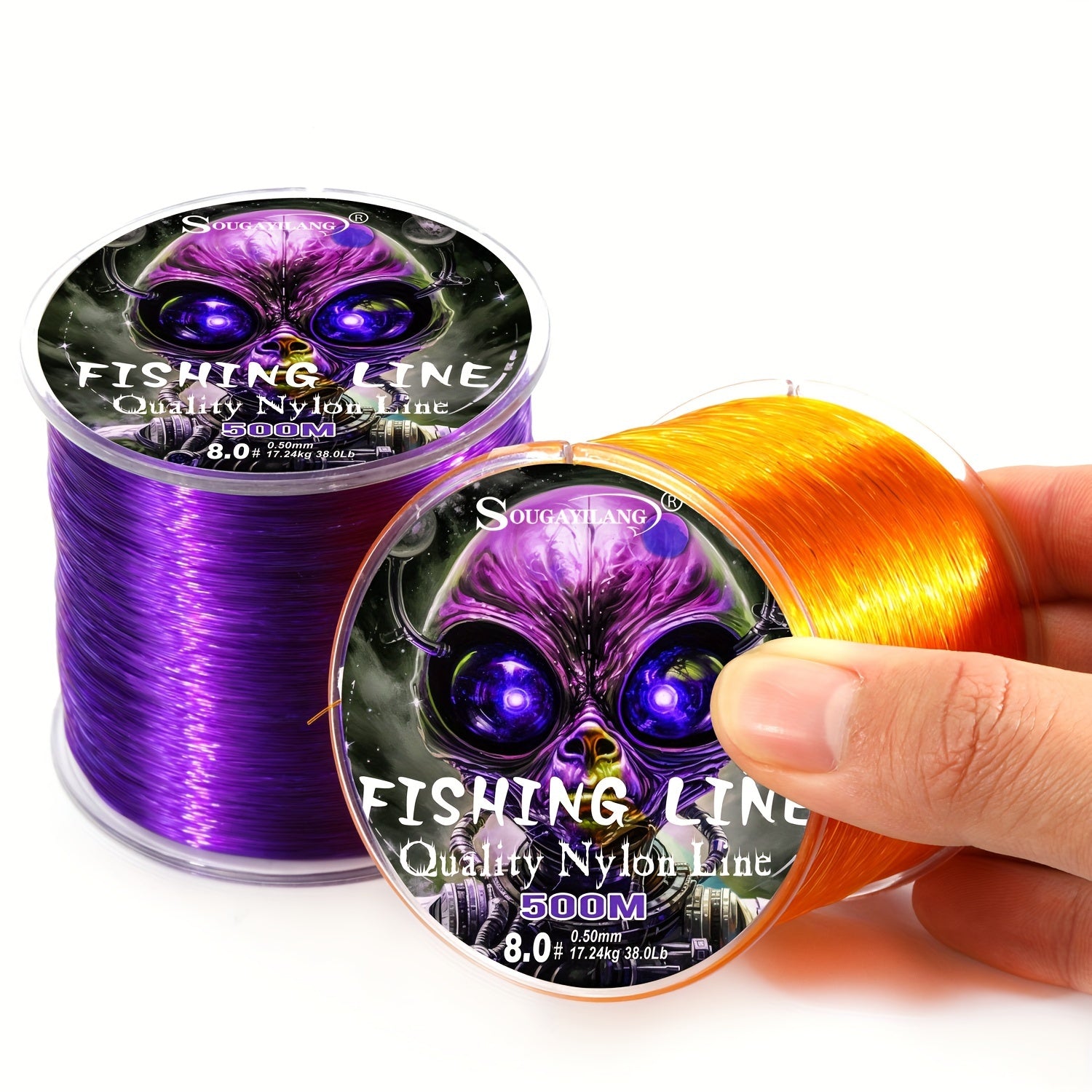 Sougayilang 500m/547yds Fishing Line, Wear-resistant Nylon Line, Fishing Accessories - The Superior Findings Depot