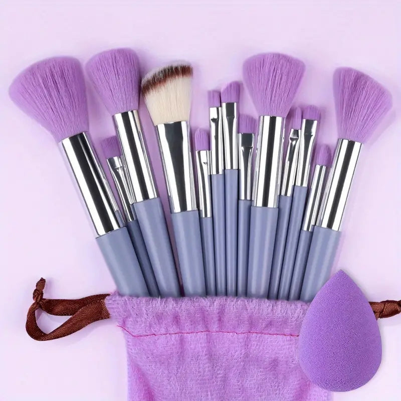 13PCS Soft Fluffy Makeup Brushes Set For Cosmetics Foundation Blush Powder Eyeshadow Kabuki Blending Makeup Brush Beauty Tool - The Superior Findings Depot
