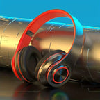 B39 Light Emitting Wireless Headphones, Colorful LED Lights Comfort Over Ear Foldable Headset With Built-in Microphone, FM, SD Card Slot, Wired For School/Tablet Computer/PC/TV/Cellphones/Travel Gift For Birthday/Easter/Boy/G - The Superior Findings Depot