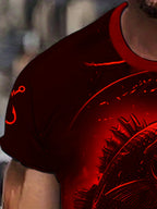 Ihembe Lenhlanzi Labesilisa Eliprintiwe Nge-3D | Lifanele Imisebenzi Yangaphandle Yasehlobo, Ukudoba, Nokugibela Ibhayisikili | Intamo Yabasebenzi, Ukulingana Okuvamile, Indwangu Elula Kancane