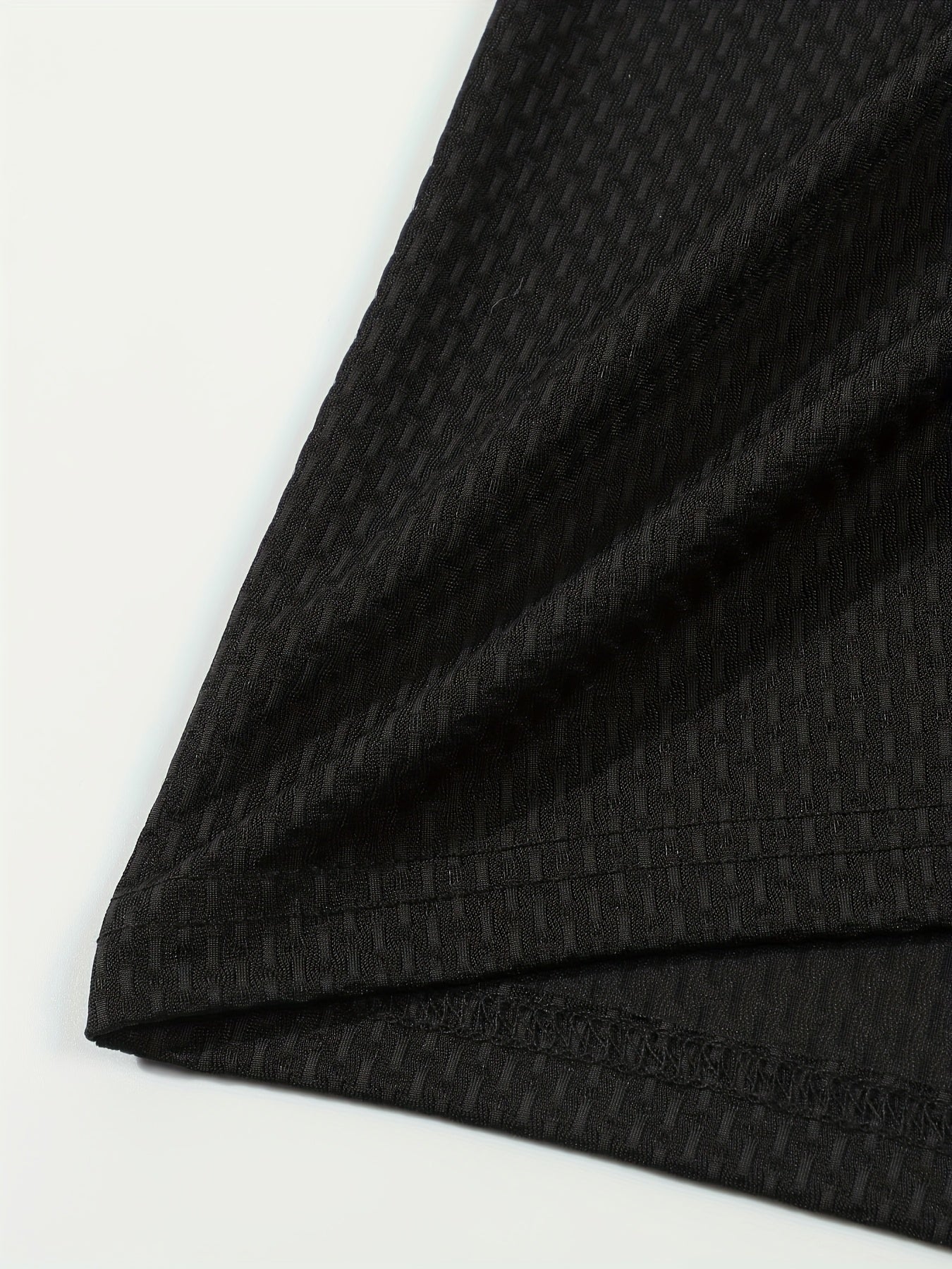 Men's Casual Golf Business Polo Shirt - Large Size Geometric Pattern