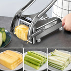 Vegetable Cutter French Fries Cutter - Stainless Steel Potato Chipper