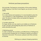 10pcs Long-Lasting Aromatherapy Air Freshener Refills with Extra Shells - Solid Deodorizer Tablets in Cherry Blossom, Rose & Lavender Scents for Home, Car, Bathroom, Bedroom, Wardrobe & Toilet Odor Elimination, Car Perfume Ai - The Superior Findings Depot