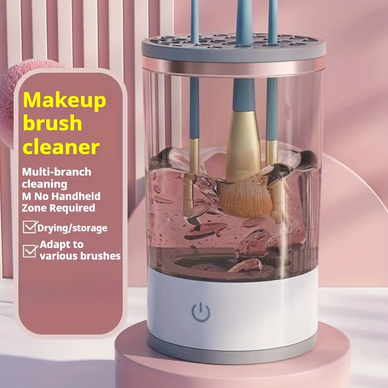 USB-Powered Makeup Brush Cleaner - Battery-Free, Odorless, Essential Beauty Tool Accessory, for Return School - The Superior Findings Depot