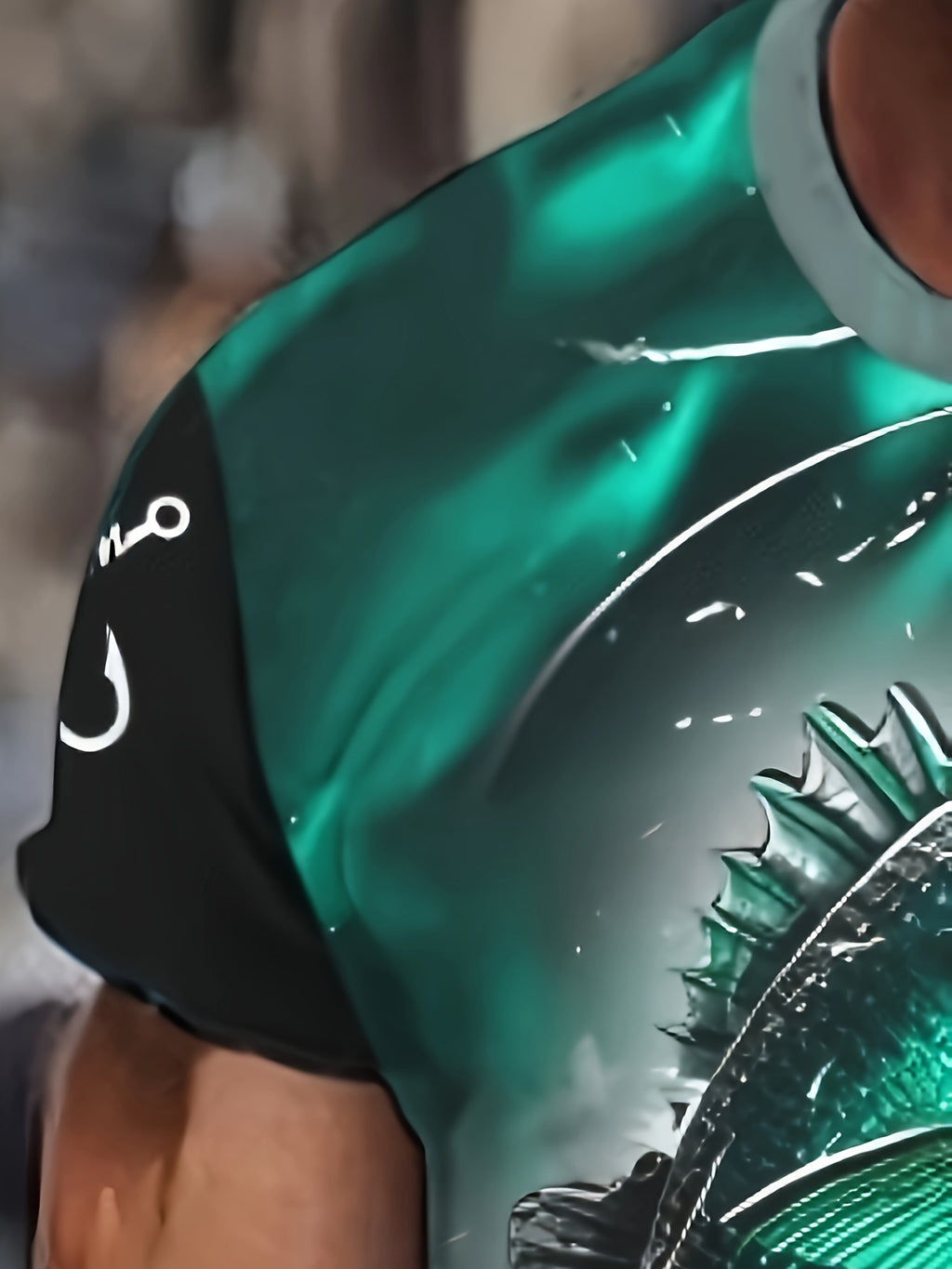 Ihembe Lenhlanzi Labesilisa Eliprintiwe Nge-3D | Lifanele Imisebenzi Yangaphandle Yasehlobo, Ukudoba, Nokugibela Ibhayisikili | Intamo Yabasebenzi, Ukulingana Okuvamile, Indwangu Elula Kancane