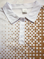 Men's Gradient Short Sleeve Golf Shirts - Casual Regular Fit Summer