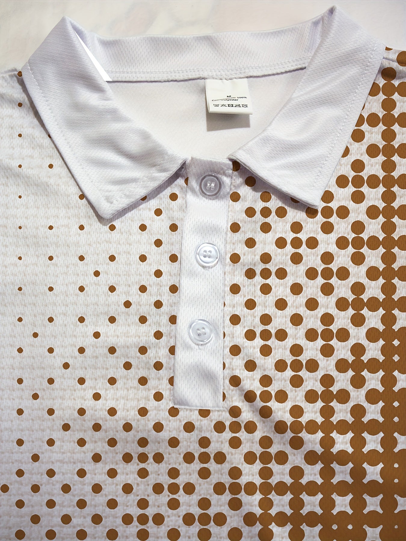 Men's Gradient Short Sleeve Golf Shirts - Casual Regular Fit Summer