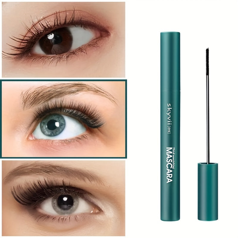 Waterproof Mascara, Long-lasting Black Eyelash Makeup for All Skins, Long-wearing and Sweat-Proof - The Superior Findings Depot