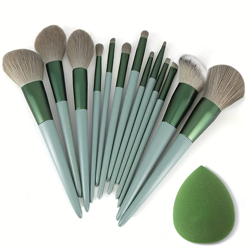 13PCS Soft Fluffy Makeup Brushes Set For Cosmetics Foundation Blush Powder Eyeshadow Kabuki Blending Makeup Brush Beauty Tool - The Superior Findings Depot