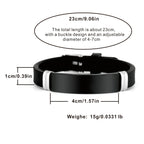 's 304 Stainless Steel Jesus Christ Bracelet - -Coated John 14:6 Verse (The Way, The Truth, The Life) - Religious Gift for Christian Faith, Easter, Christmas, Ramadan - Durable Christian Cross Pendant for Daily Wear - The Superior Findings Depot