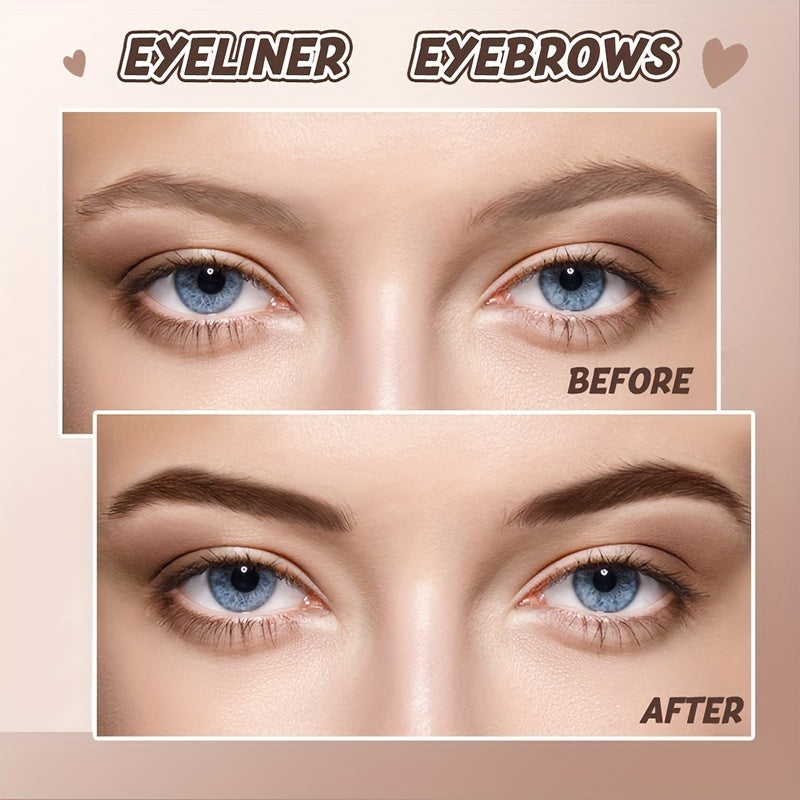 Double-ended Eyebrow Cream, Waterproof And Sweat Proof, Smudge Proof, Long Lasting Makeup Without Separation, Eyebrow Pencil With Matching Brush Eyebrow Pomade - The Superior Findings Depot