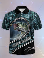 I-Polo Yasehlobo Yabesilisa Engenziwa Ngokwezifiso - Ukudotshwa Kwezitropiki Nokugoba Okuyi-3D