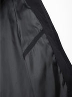 Men'S Black Hooded Windbreaker Jacket - Lightweight Motorcycle Coat with Zipper Closure, Front Pockets - All-Season Outerwear for Commuting, Travel, Sports - Machine Washable Non-Stretch Fabric - Urban Streetwear Jacket, Comm - The Superior Findings Depot