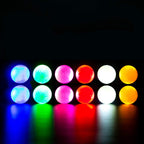Glow Dark Golf Balls - 3/6/12pcs Resettable Time LED Luminous