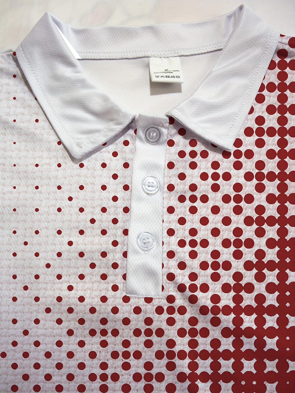 Men's Gradient Short Sleeve Golf Shirts - Casual Regular Fit Summer