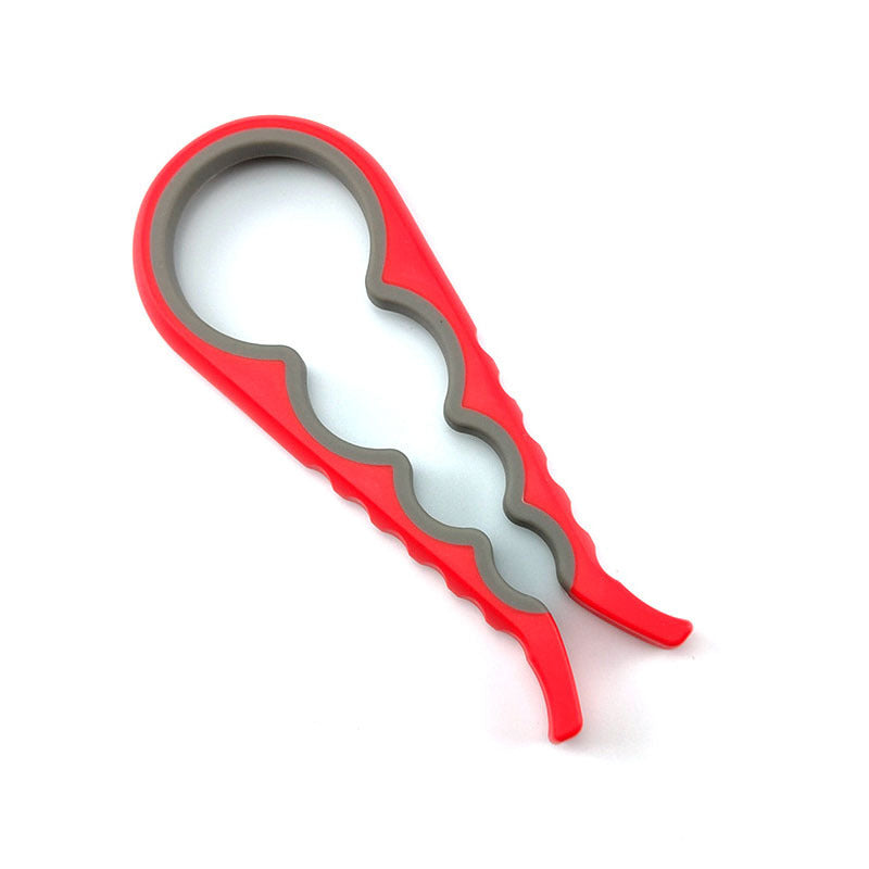 Isivalo esisodwa se-Multi-Purpose Can esinezinhloso eziningi esingu-4-in-1 esino-Non-Slip Grip - Silungele amabhodlela kabhiya kanye nokusetshenziswa ekhishini lasekhaya