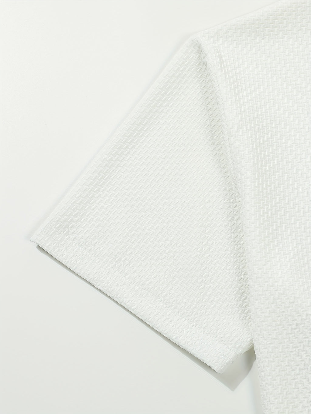 Men's Casual Golf Business Polo Shirt - Large Size Geometric Pattern