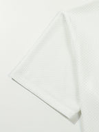 Men's Casual Golf Business Polo Shirt - Large Size Geometric Pattern