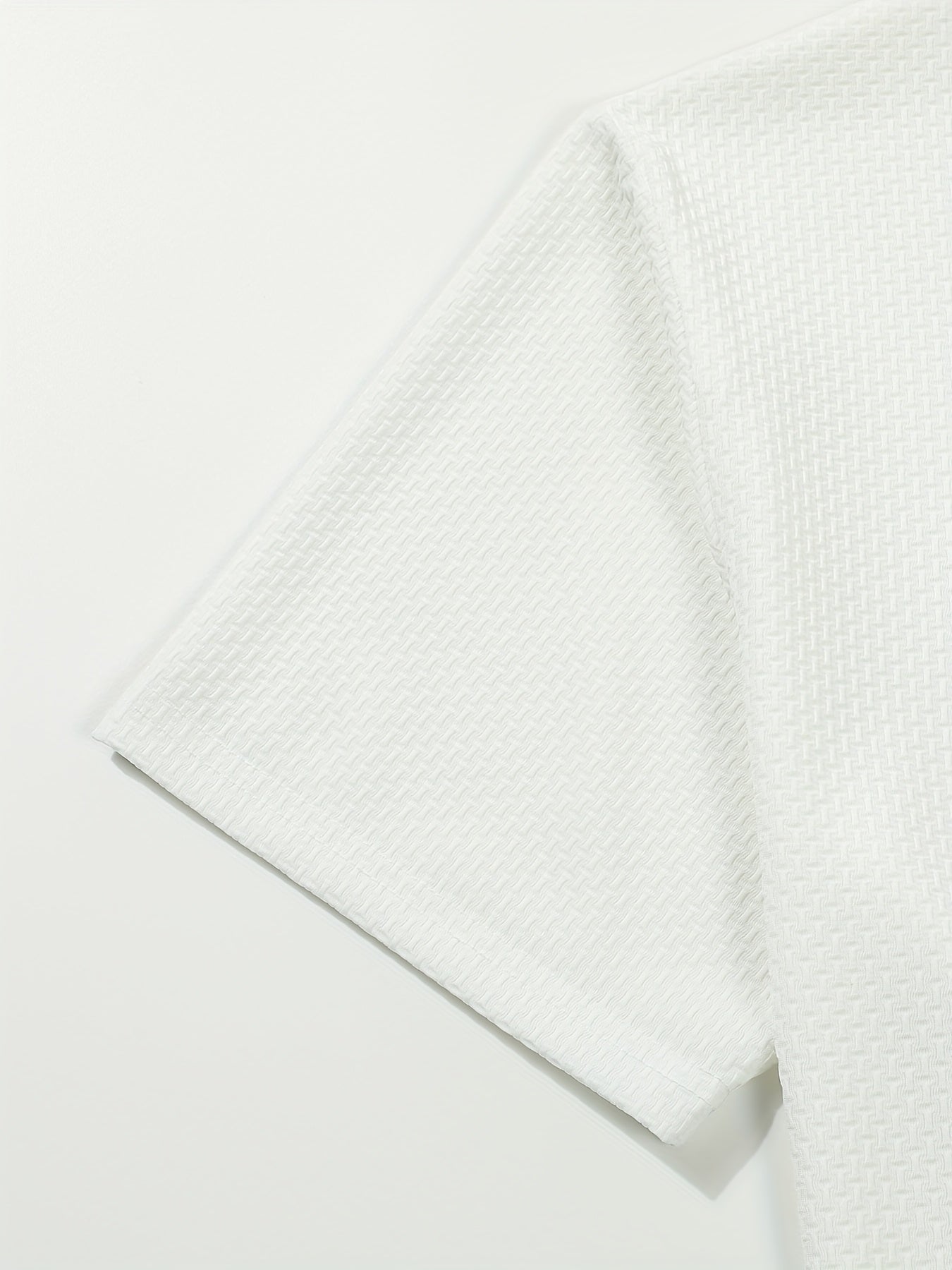 Men's Casual Golf Business Polo Shirt - Large Size Geometric Pattern