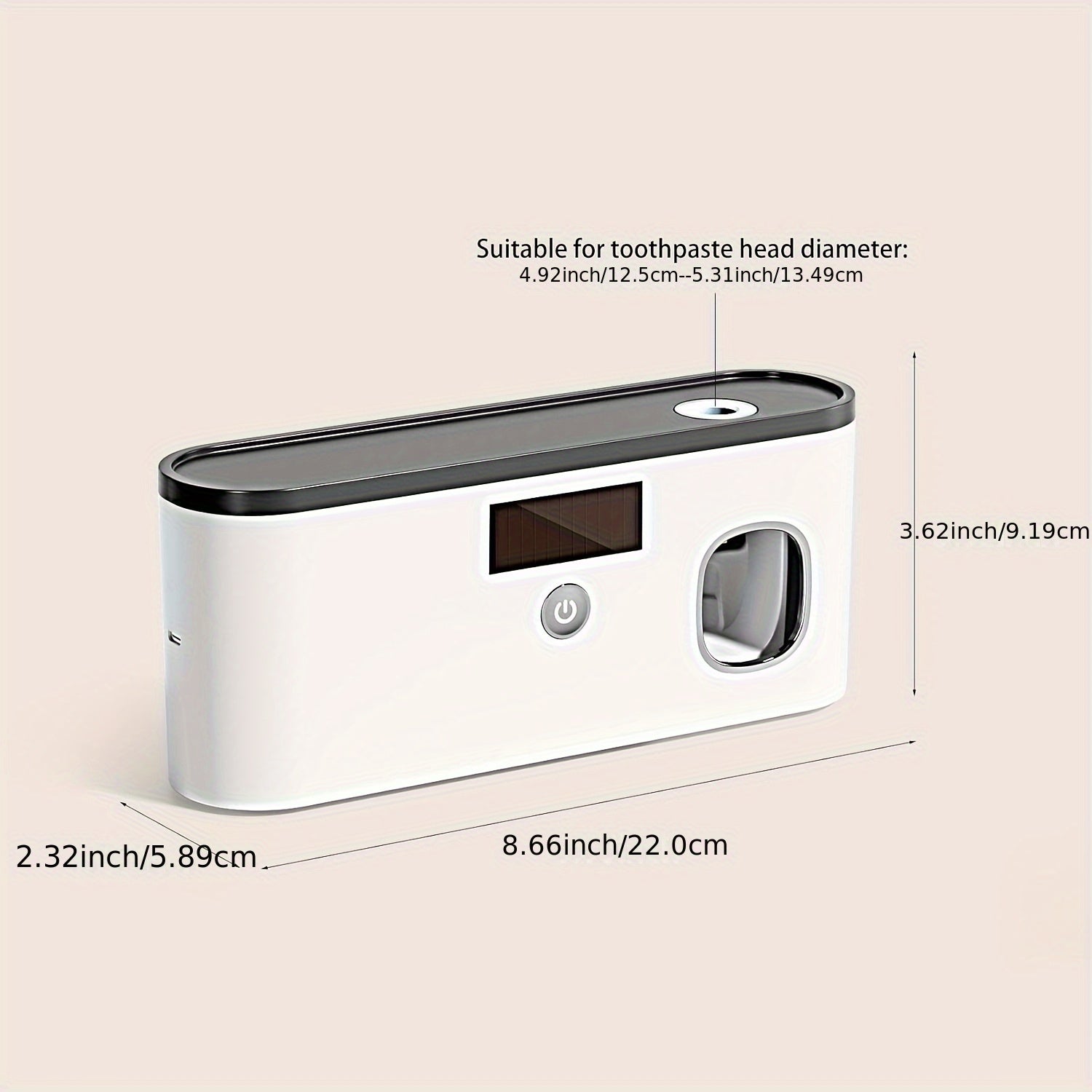 I-Smart Toothbrush Sanitizer - I-Automatic Toothpaste Dispenser Efakwe Odongeni I-USB