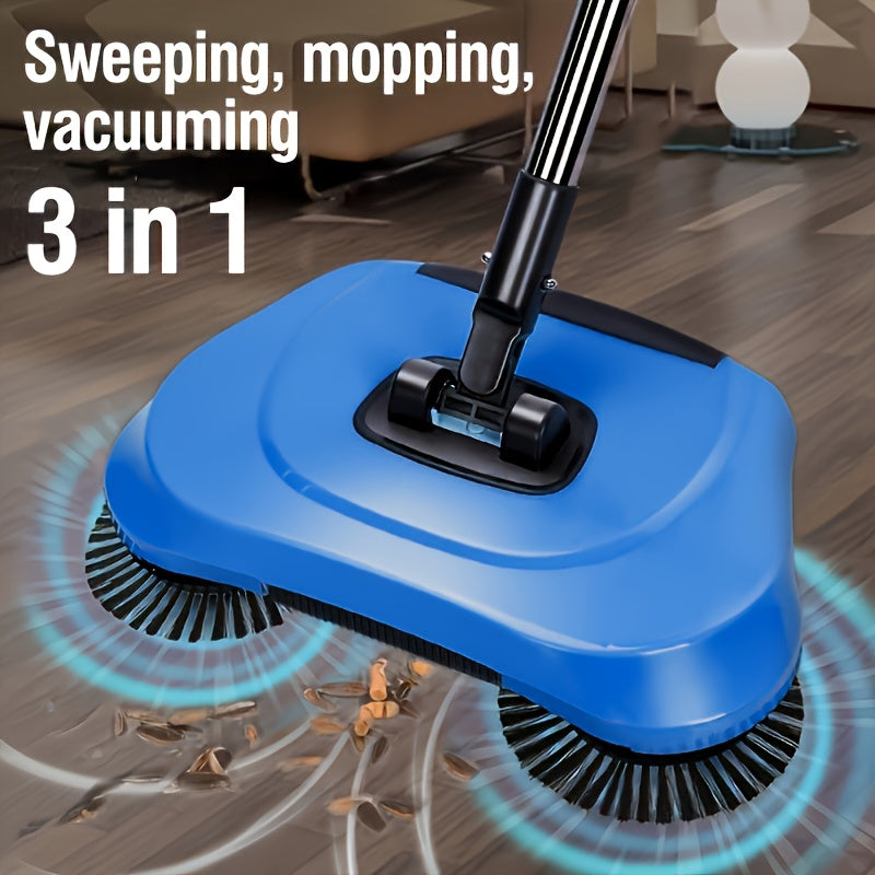 Multifunctional Hand Push Sweeper Set, Cleaning Power for Home, Dry and Wet Dual Use to Remove Trash, Hair, and Dust,, Ideal for Hardwood and Ceramic Tile Floors, A Must-Have Cleaning Tool - The Superior Findings Depot