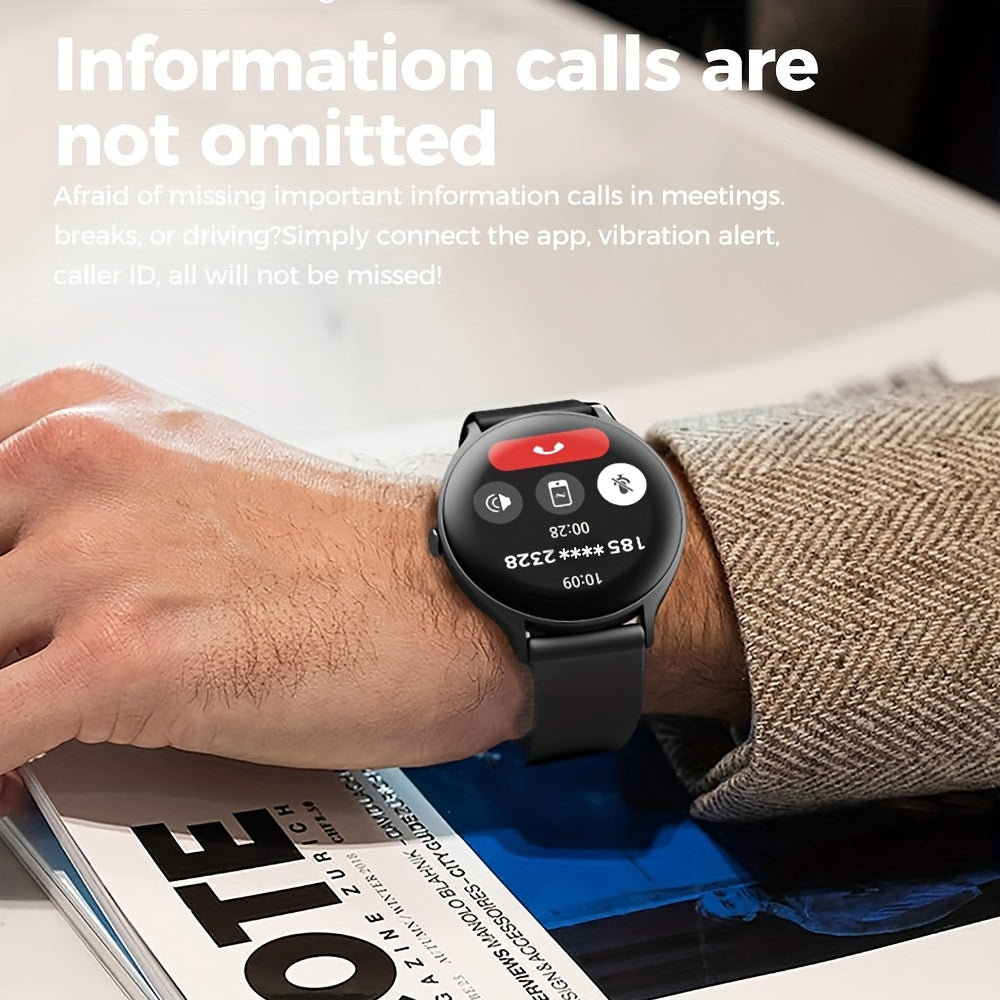 [Smartwatch with AI Voice] LIFEBEE 2025 New Smartwatch | Full Screen, AI Voice Control, 100+ Watch Faces, Wireless, USB Charging, Lithium Battery-Polymer, Rechargeable, 100+ Exercise Modes, Pedometer, Distance, for Men, Women - The Superior Findings Depot