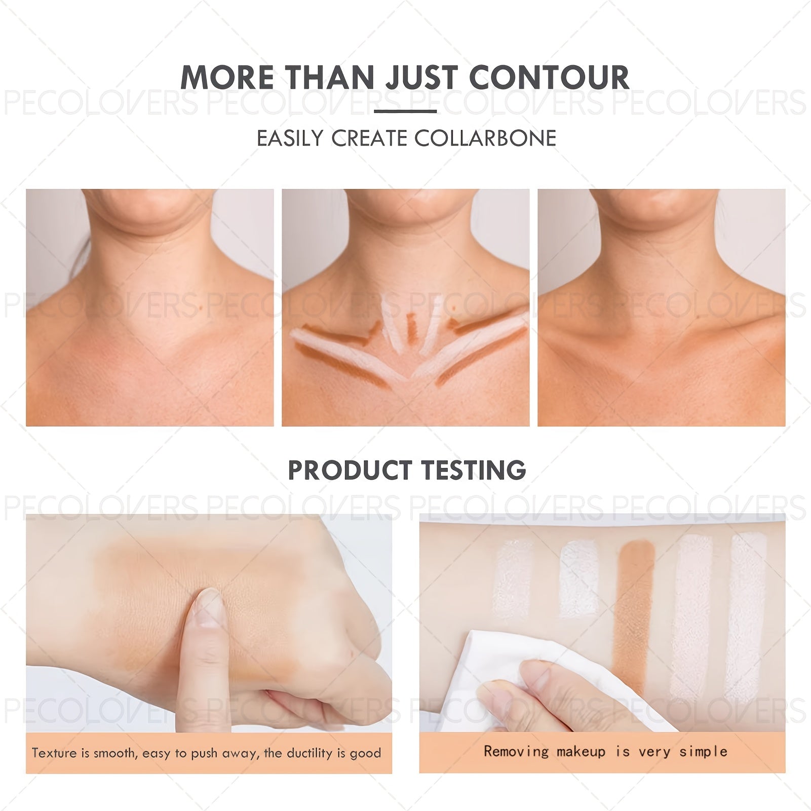 PECOLOVERS Double Head Highlight Pen Face Make Up Liquid Waterproof Contouring Foundation Contour Makeup Concealer Stick Pencil Cosmetics - The Superior Findings Depot