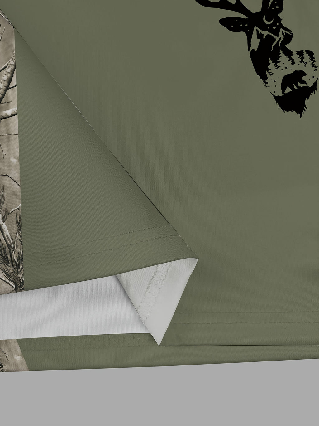 Ihembe Lemikhono Yabesilisa Elifihlakele - Isisekelo Esikhakhi Esine-Elk Print