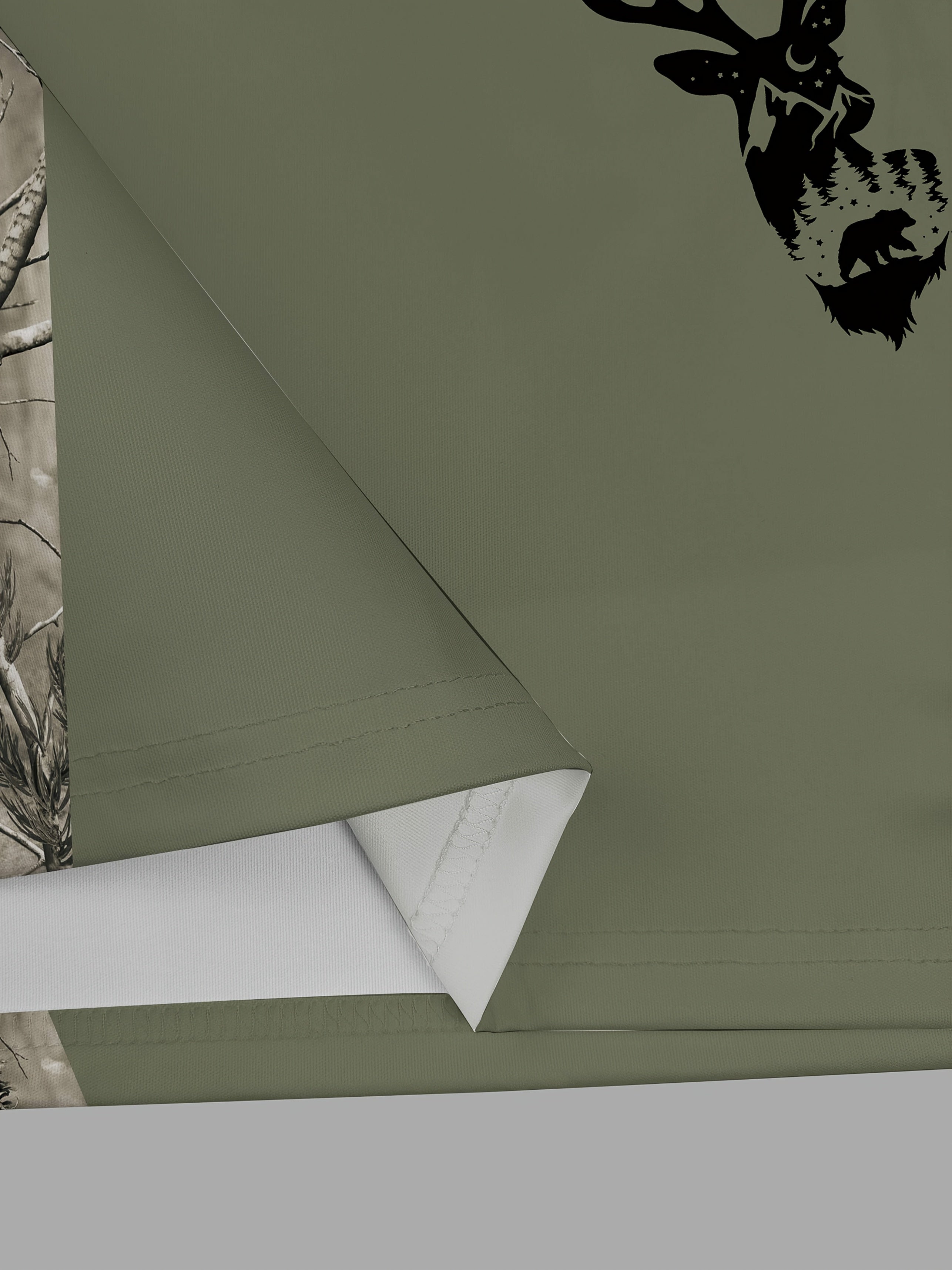 Ihembe Lemikhono Yabesilisa Elifihlakele - Isisekelo Esikhakhi Esine-Elk Print