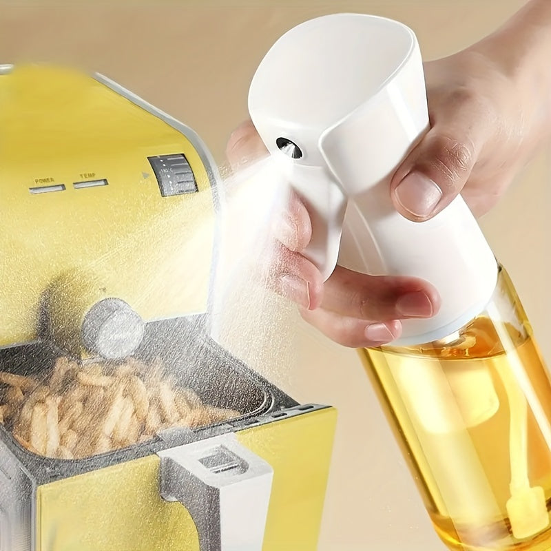 1pc Plastic Oil Sprayer Bottle, Dual-Function Olive Oil Mister and Dispenser, Leak-Proof Cooking Oil Storage Container, Grilling Essentials | Versatile Kitchen Tool | Dualfunction Sprayer, Oil Spray Bottle - The Superior Findings Depot