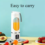 Portable USB-Rechargeable Blender & Juicer - Easy Clean, Perfect for Fruit & Vegetable Drinks, Milkshakes - 10.14oz to 16.91oz Capacity - The Superior Findings Depot