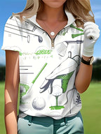 Ihembe Legalofu Labesifazane Lephethini Yejiyometri Yemfashini - I-Breezy Fit Zipper