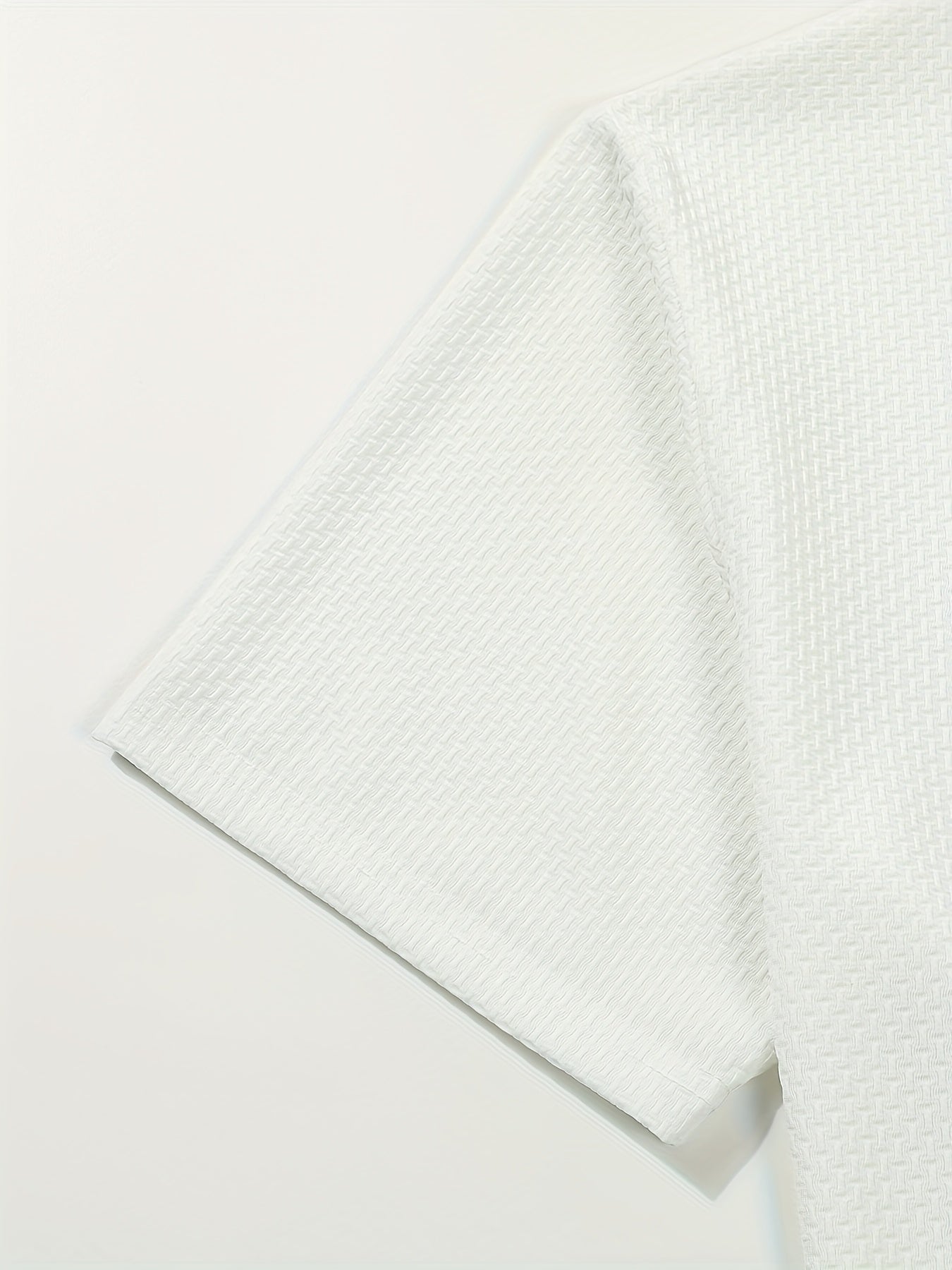 Men's Casual Golf Business Polo Shirt - Large Size Geometric Pattern