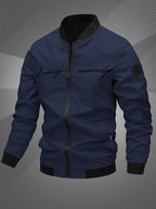 Men'S Letter Embroidered Casual Bomber Jacket, Mens Winter Jackets And Coats, Fridays Items, Mens Gifts Ideas, Gifts for Men, Thermal Wear for Men, Christmas Gifts, Suitable for Everyday Life, Home, Outdoor, Work, And Leisure - The Superior Findings Depot