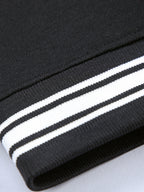 Warm Letter Print Star Pattern Embroidery Varsity Jacket, Men's Casual Color Block Button Up Jacket For Spring Fall School Baseball - The Superior Findings Depot