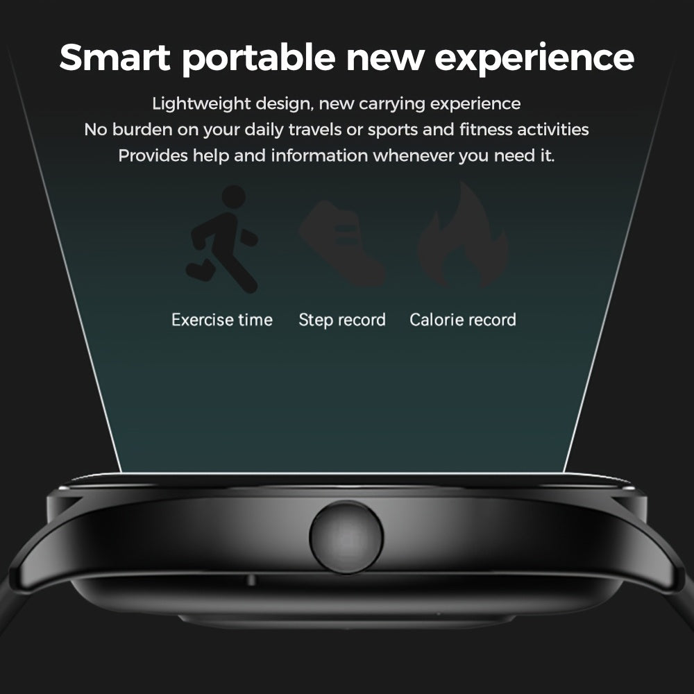 [Smartwatch with AI Voice] LIFEBEE 2025 New Smartwatch | Full Screen, AI Voice Control, 100+ Watch Faces, Wireless, USB Charging, Lithium Battery-Polymer, Rechargeable, 100+ Exercise Modes, Pedometer, Distance, for Men, Women - The Superior Findings Depot