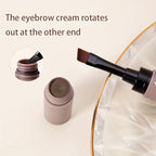 Double-ended Eyebrow Cream, Waterproof And Sweat Proof, Smudge Proof, Long Lasting Makeup Without Separation, Eyebrow Pencil With Matching Brush Eyebrow Pomade - The Superior Findings Depot