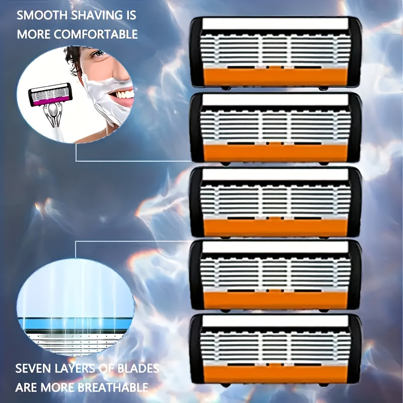 Two Handles + 60 Quality Progressive Blade Attachments for Facial Cleansing Tools, Suitable for Both Men And Women, Classic Manual Safety Razors. - The Superior Findings Depot