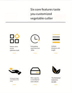 Vegetable Shredder Set - 6/16 Pieces Multifunctional Food Grater