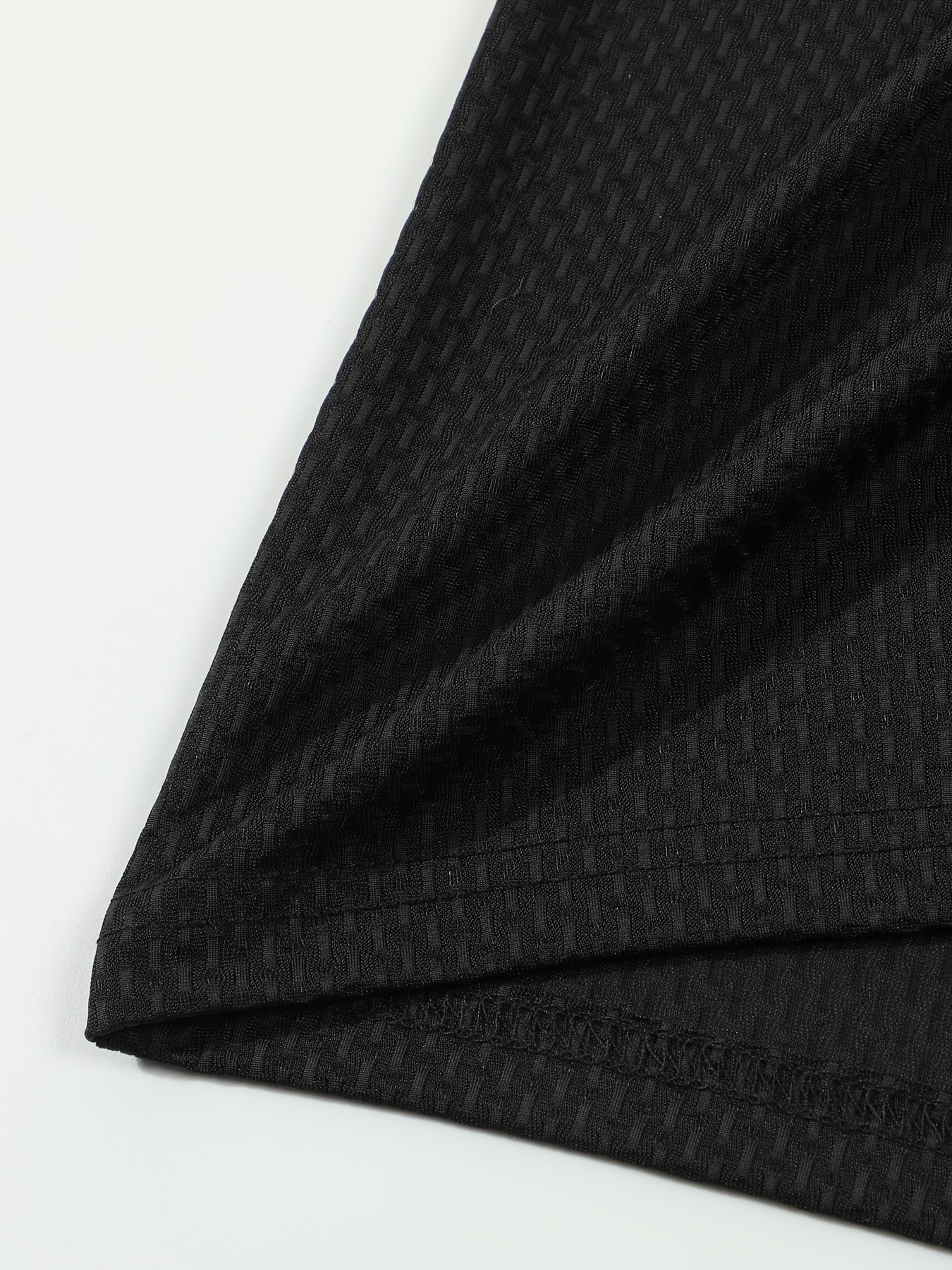 Men's Casual Golf Business Polo Shirt - Large Size Geometric Pattern